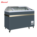 500L/700L Big Capacity Glass Door Chest Freezer Display Freezer